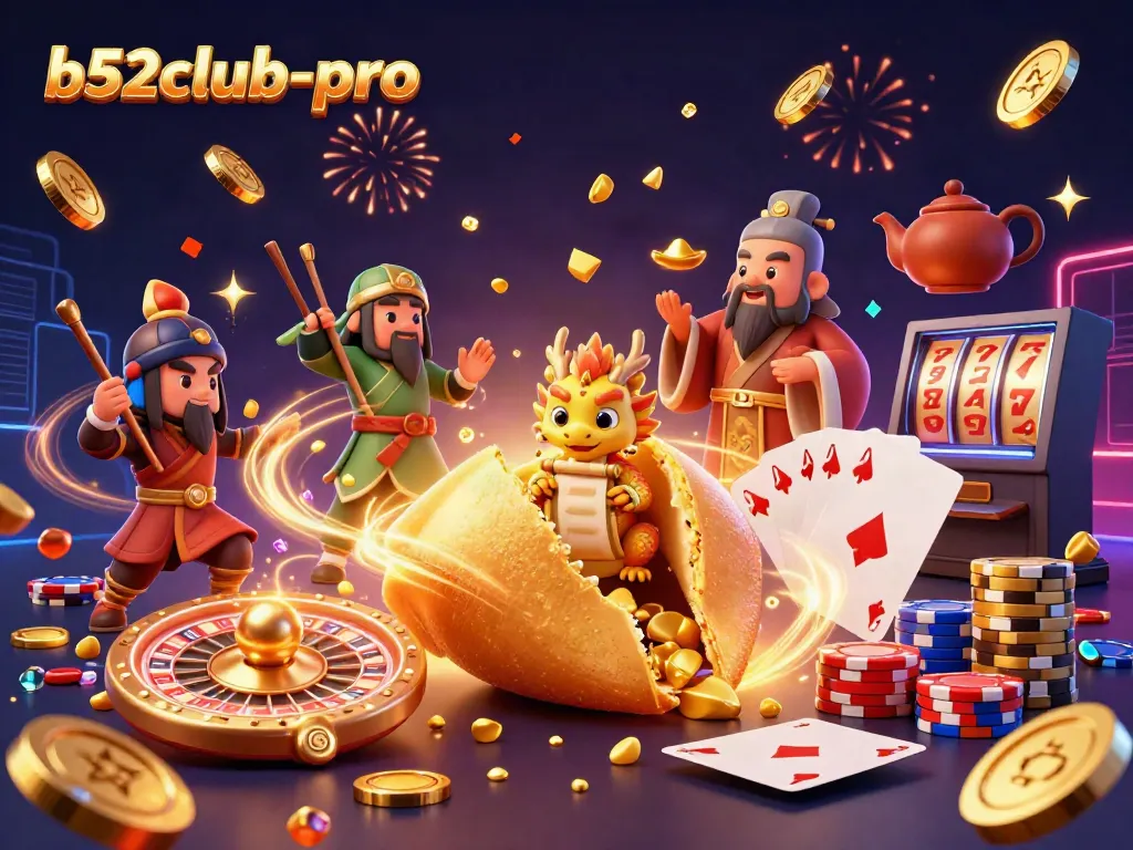 Experience thrilling wins at b52club-pro with a magical casino scene featuring fortune and excitement.