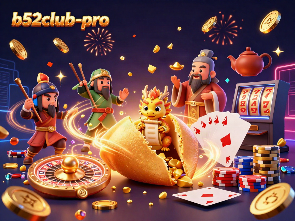 Experience thrilling wins at b52club-pro with a magical casino scene featuring fortune and excitement.