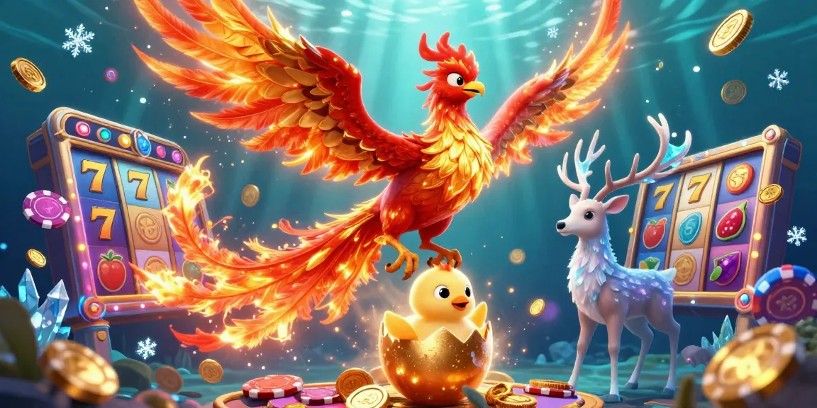 Experience exhilarating wins with sunwin, featuring a vibrant phoenix and slot games in a rich casino atmosphere.