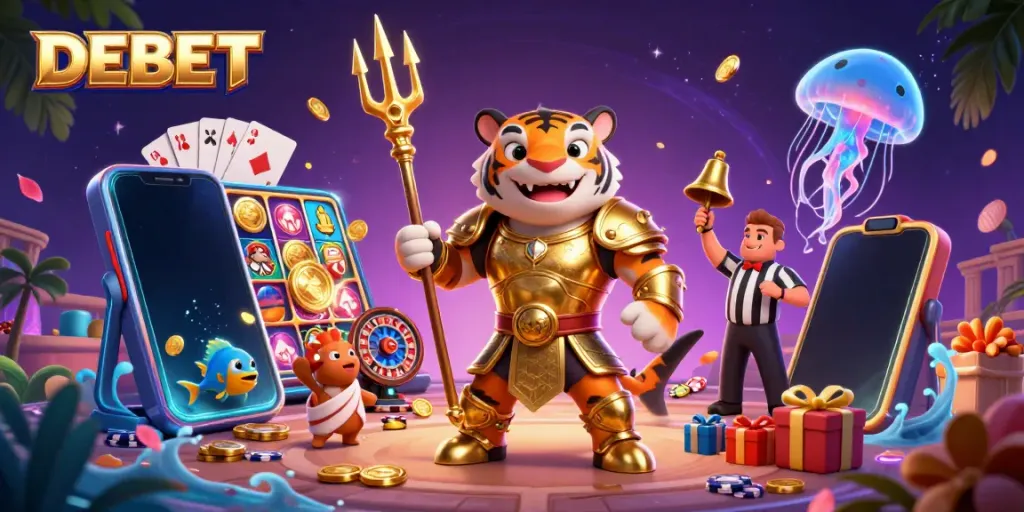 Experience exhilarating casino action with DEBET's immersive gambling universe