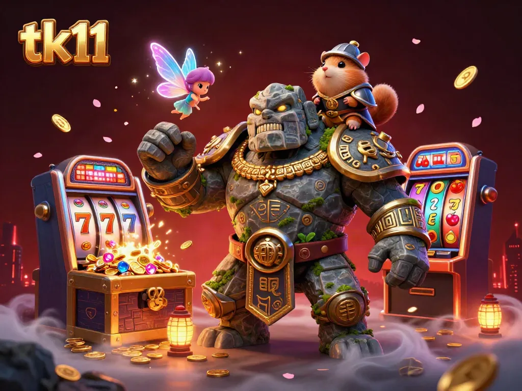 Activate your luck with tk11's vibrant scene of magical gaming adventures and excitement.