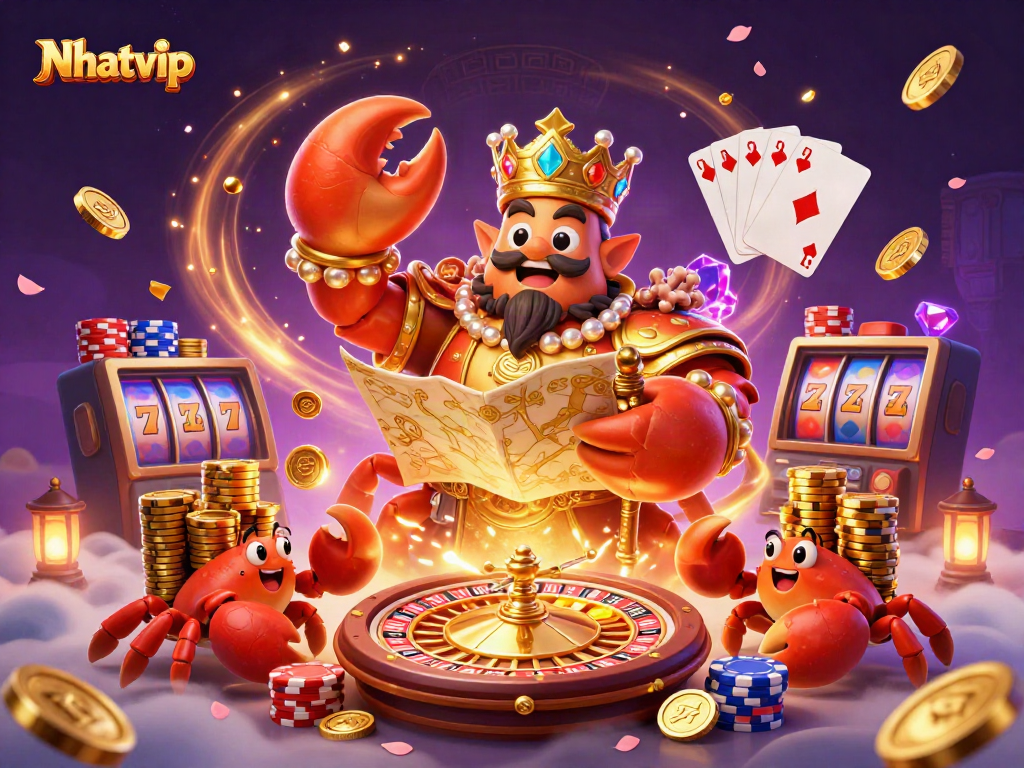 Engage in thrilling gameplay with Nhatvip, a vibrant online casino adventure featuring golden treasures.