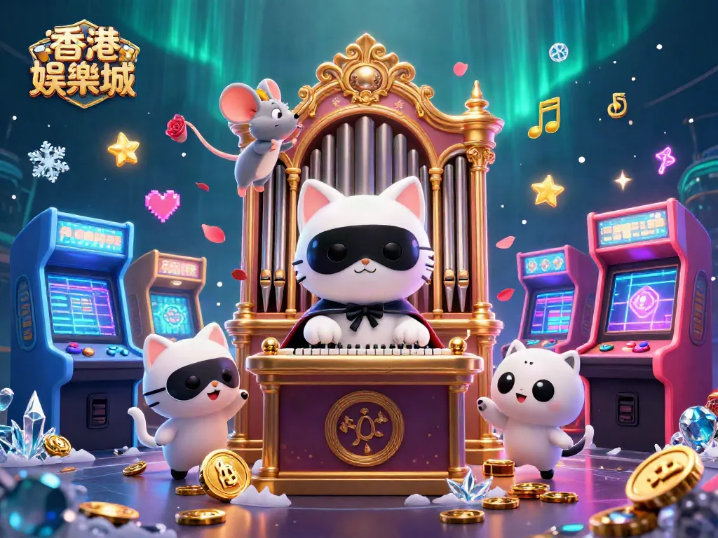 Experience the dynamic world of 香港娛樂城 with astonishing 3D characters and vibrant casino elements.