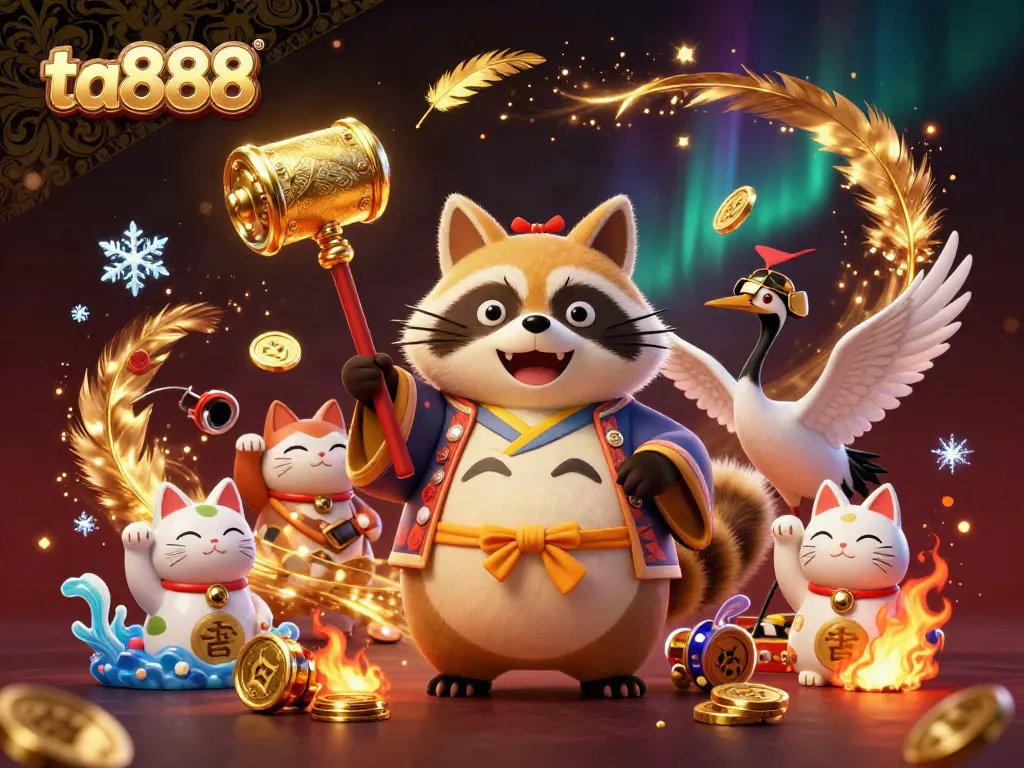 Experience exciting fish shooting action with ta888 and vibrant casino characters.
